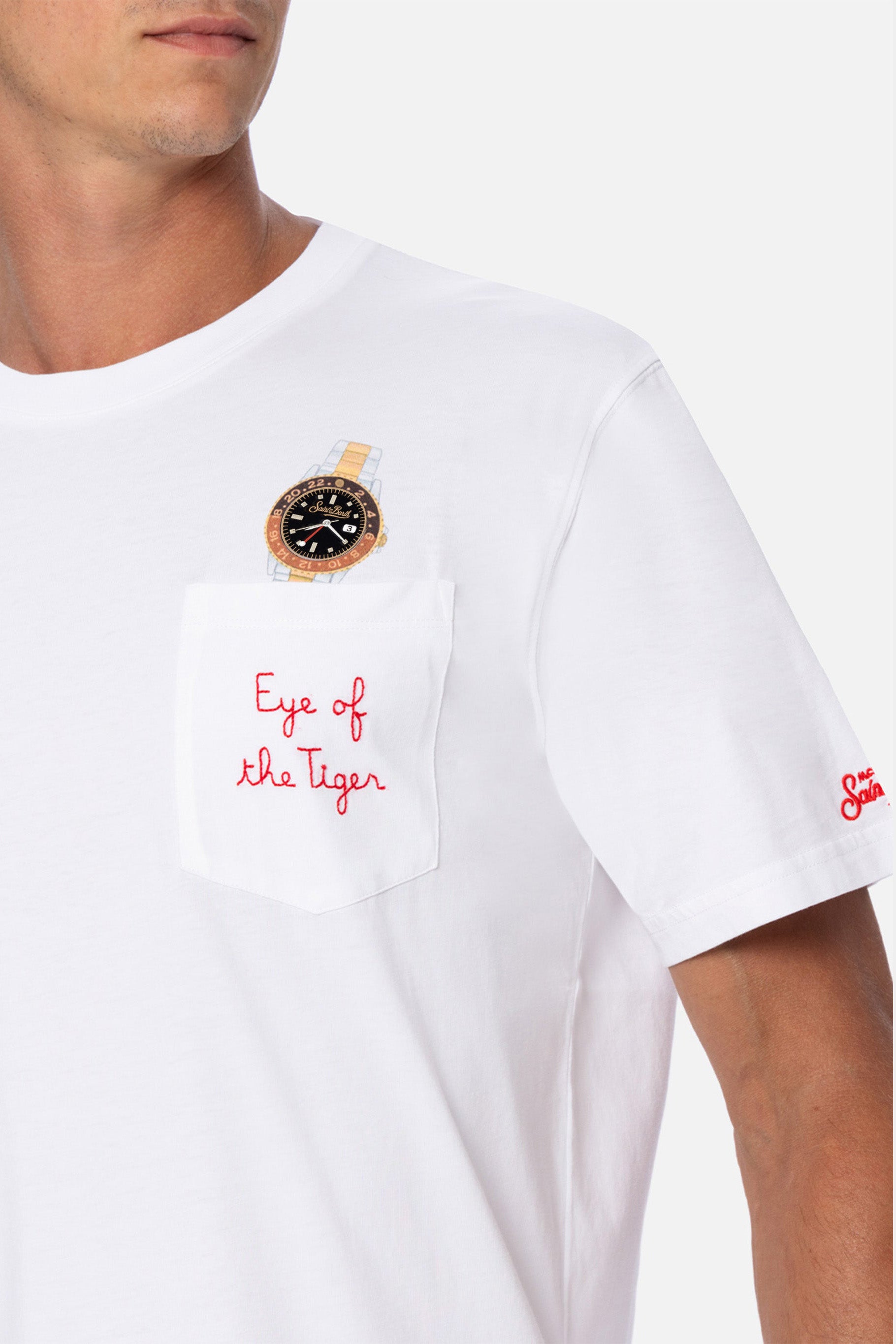 T-shirt męski Austin Eye Tiger 01n Emb