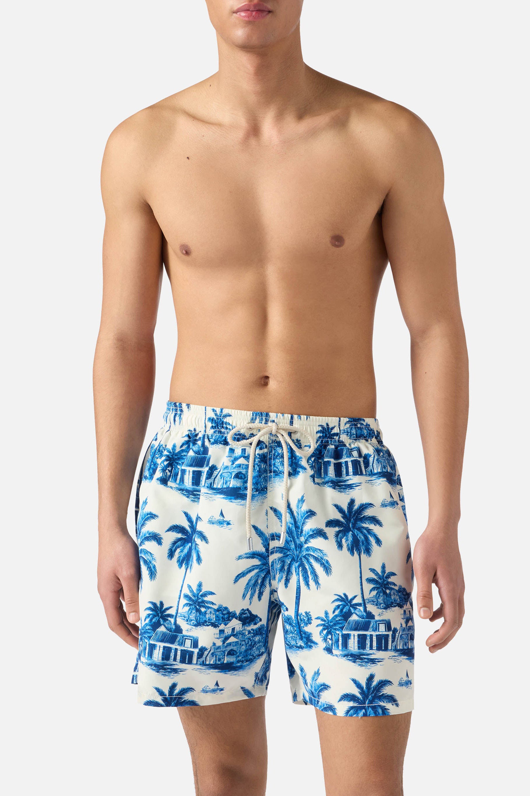Szorty kąpielowe męskie Gustavia Rd St Barth Jouy 1061