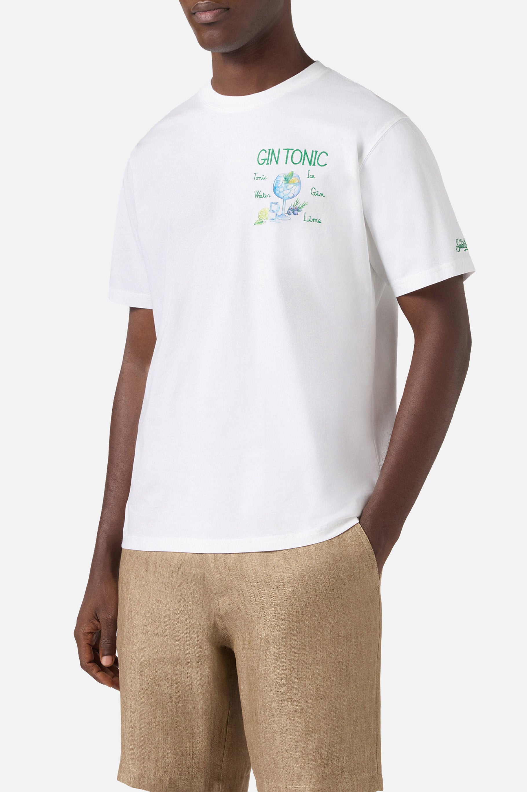 T-shirt męski Portofino Gin Tonic Recipe 01n Emb