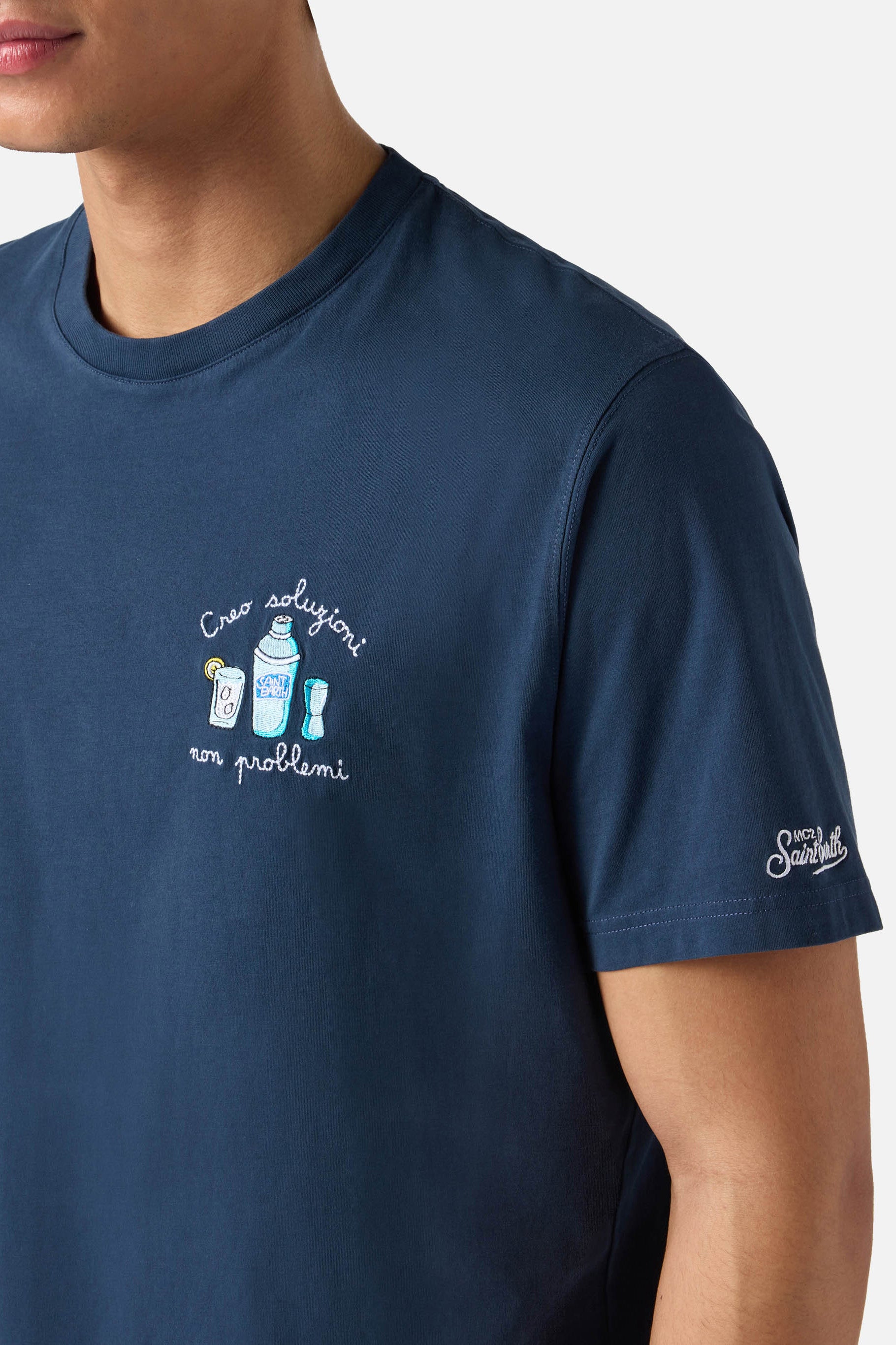 T-shirt męski Portofino Barman Soluzioni 61 Emb