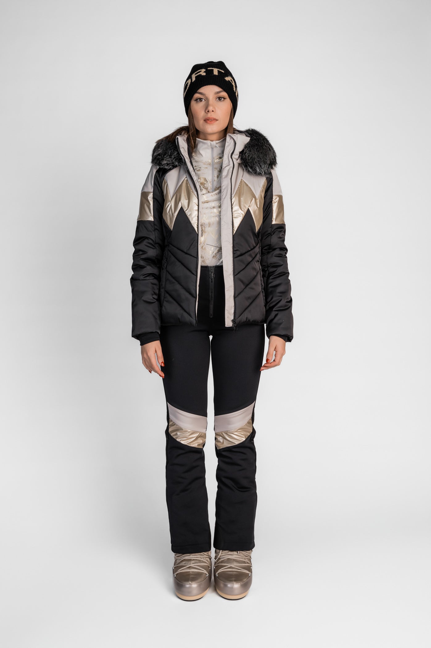 Manila NE Women's Ski Jacket with Fur