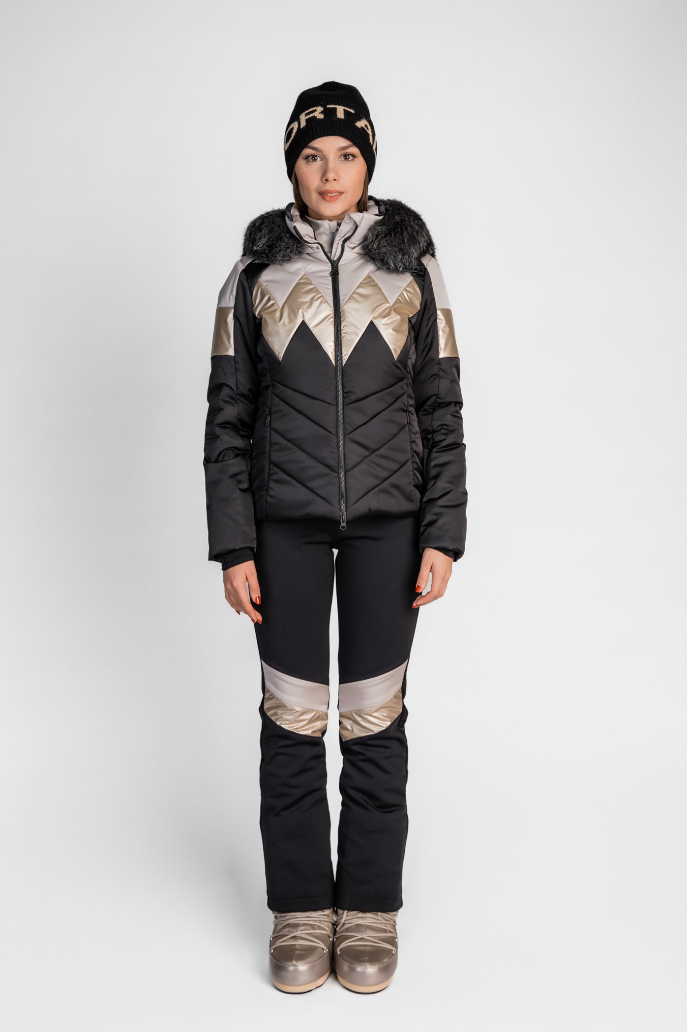 Manila NE Women's Ski Jacket with Fur