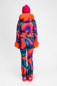 Kombinezon narciarski Damski La Fête Faux Border Ski Suit