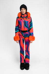 Kombinezon narciarski Damski La Fête Faux Border Ski Suit