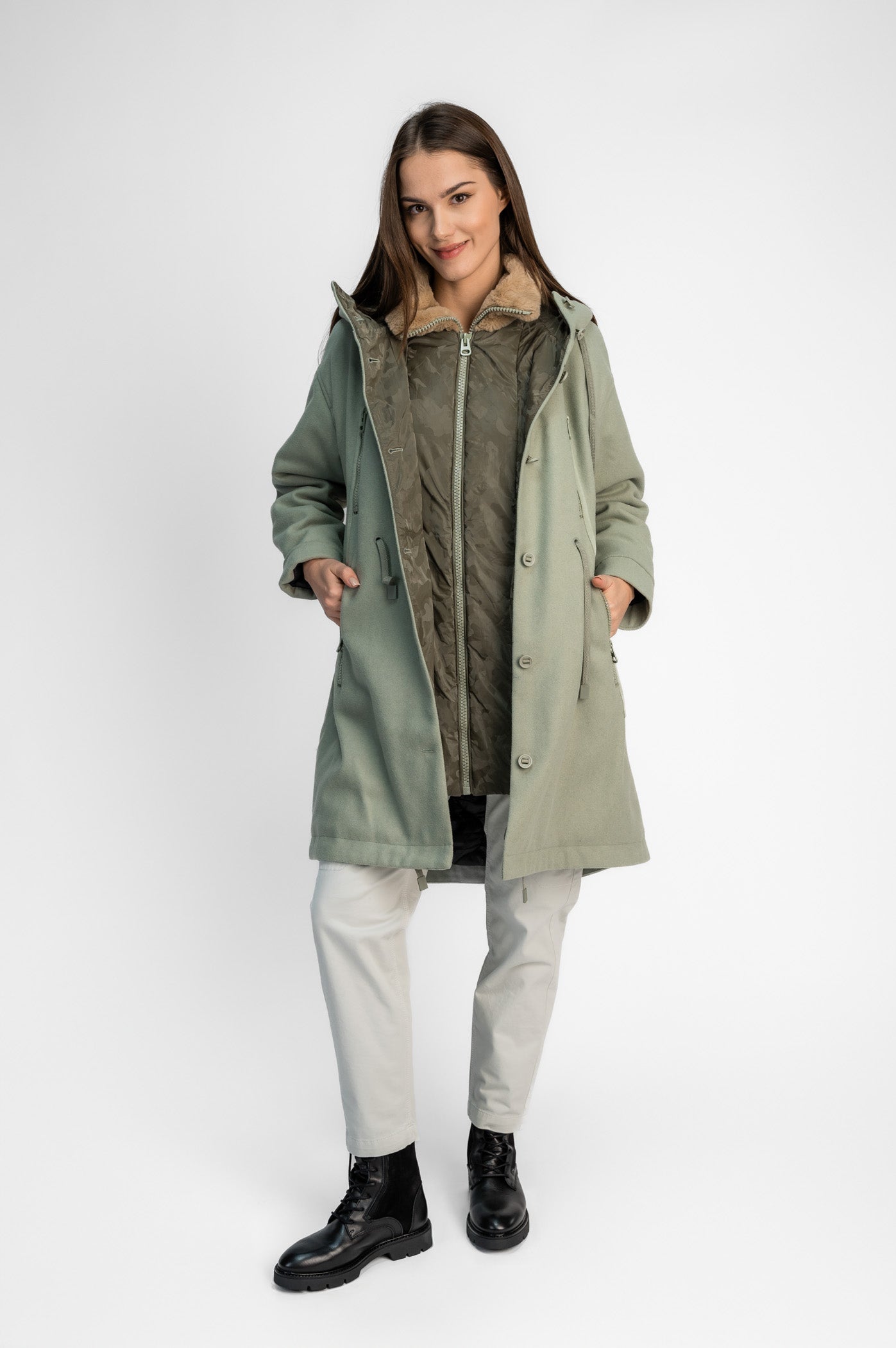 Parka damska