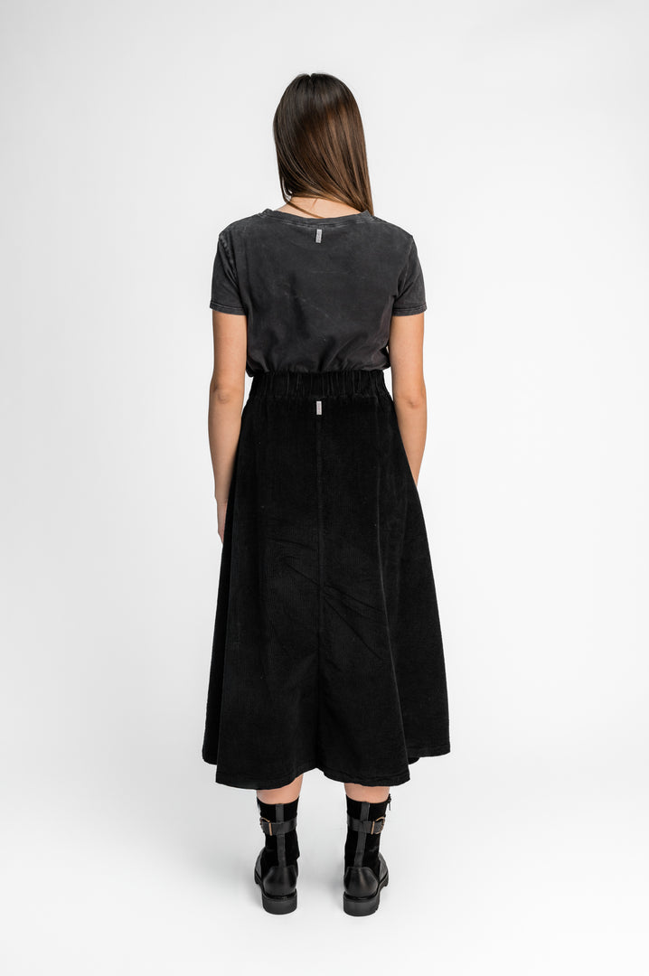 Załaduj zdjęcie do przeglądarki galerii, Spódnica damska Corduroy Pleated Skirt