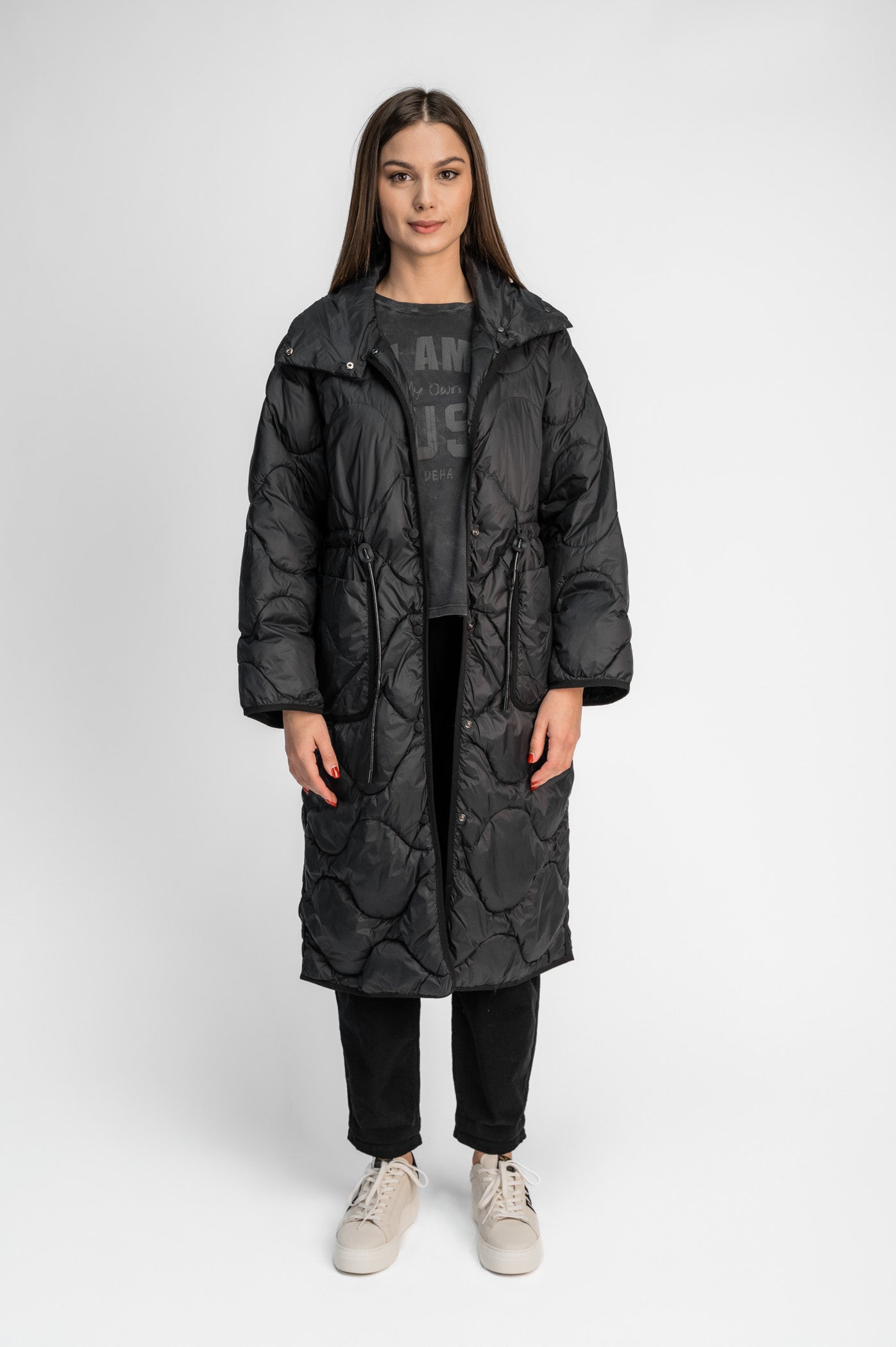 Płaszcz damski Light Padded Long Jacket