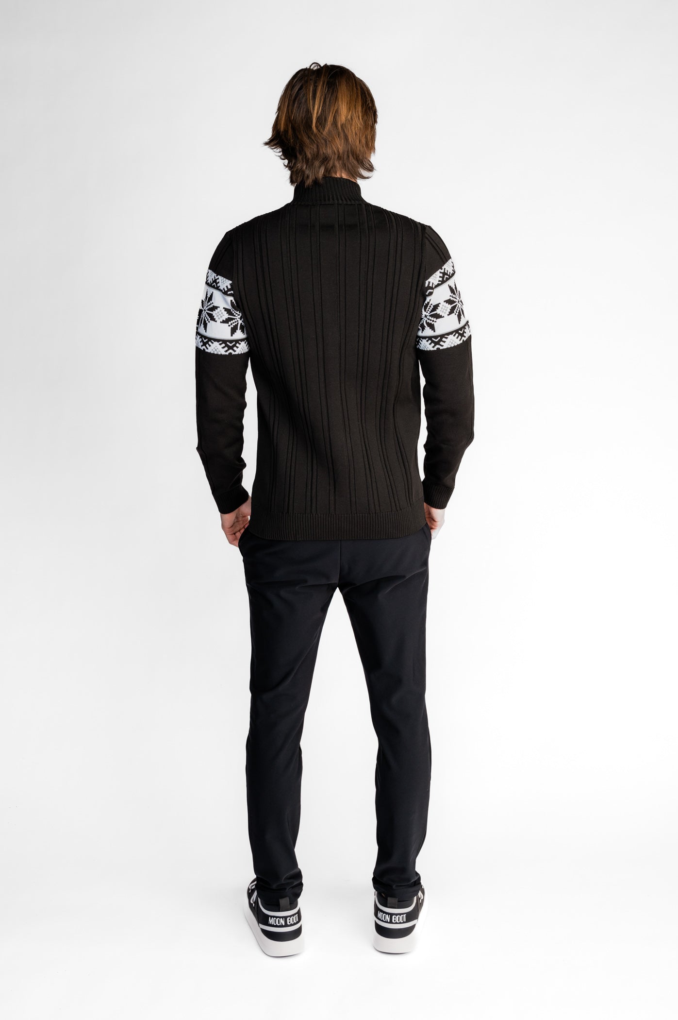 Men's Full Zip Cord Sweater