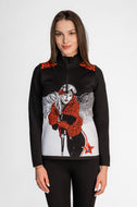 Women's Half Zip Snowdrop Turtleneck