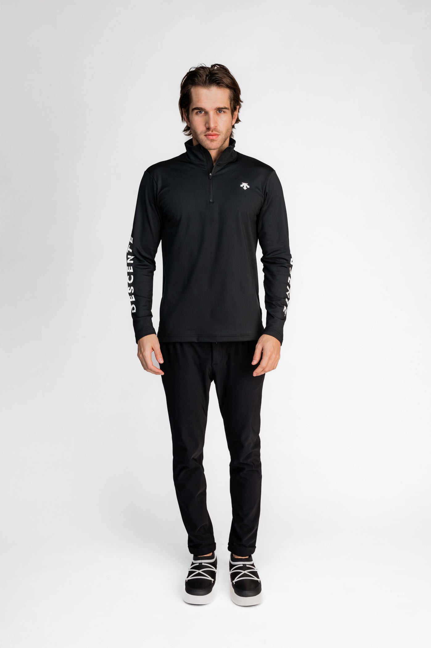 Men's Sleeve Logo T-Neck Turtleneck