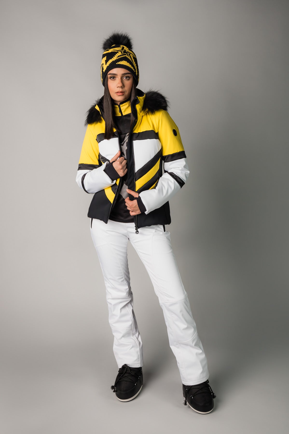 Women's Ski Jacket With Fur Ohio Sd