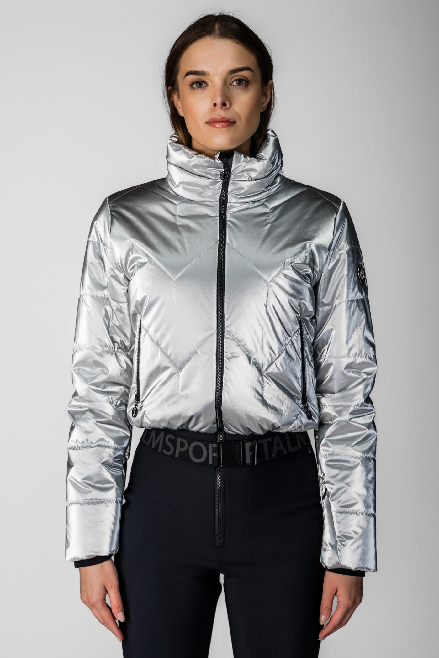 Srebrny kombinezon narciarski Munich CH