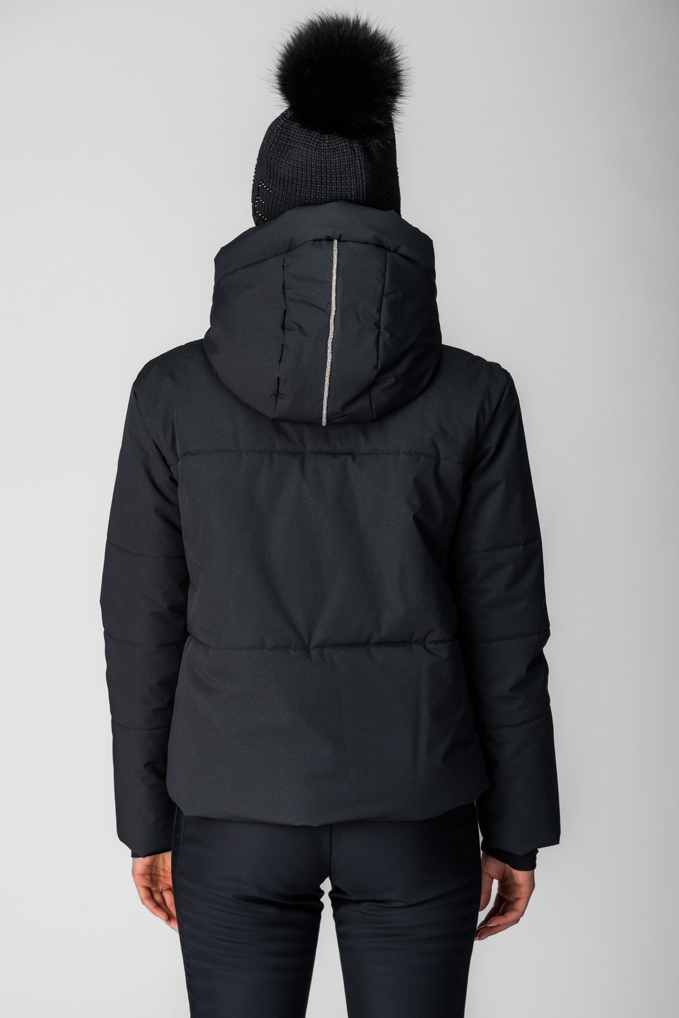 Francisco CH mK Black Fringed Ski Jacket