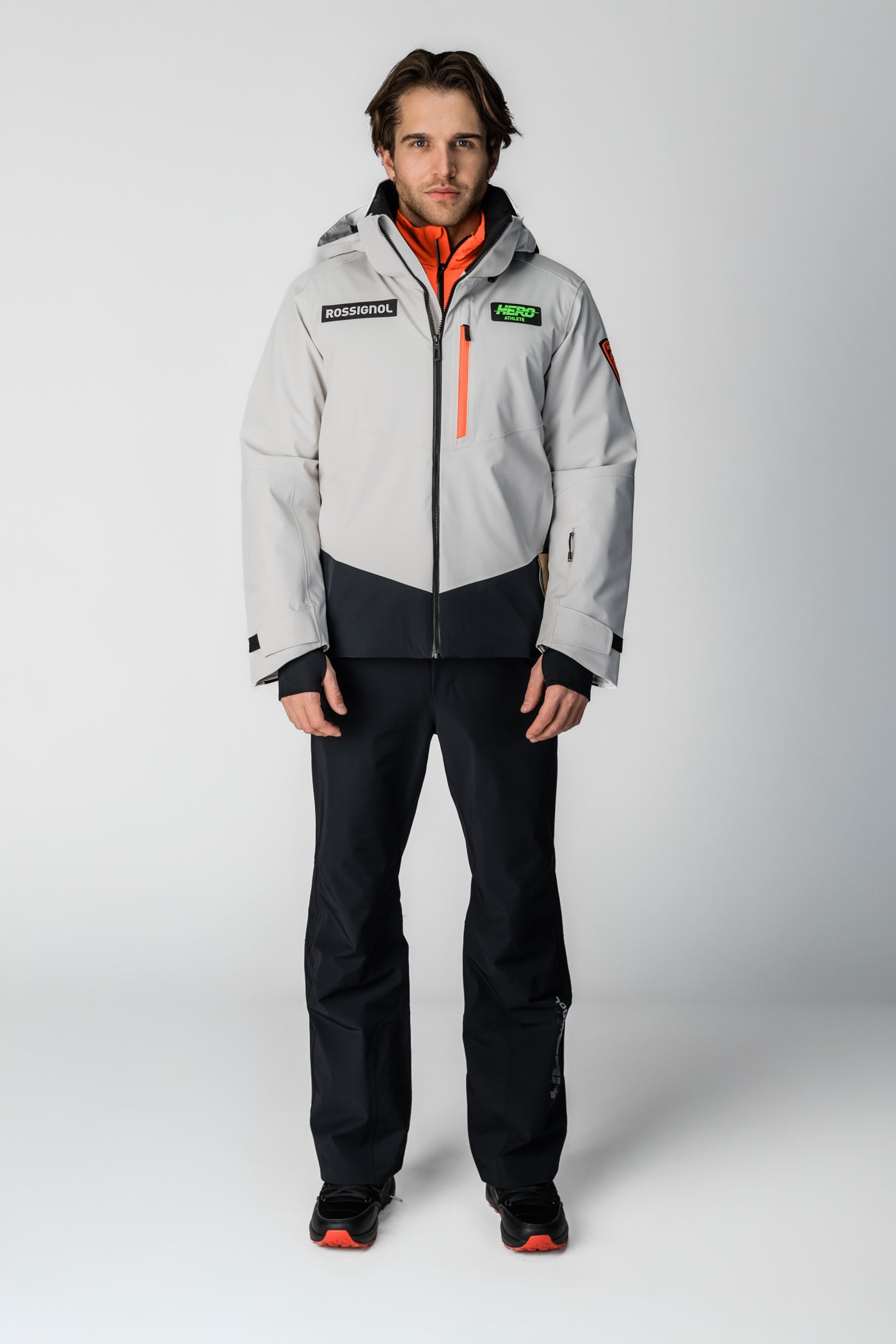 Hero Blackside Insulated Gray Ski Jacket