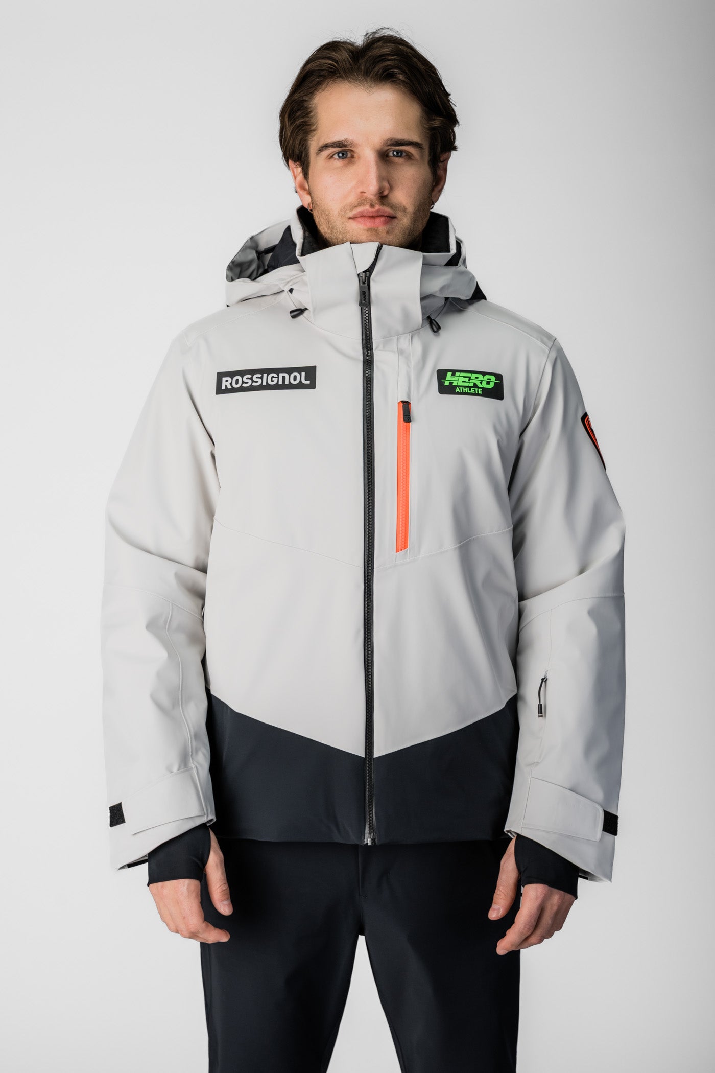 Hero Blackside Insulated Gray Ski Jacket
