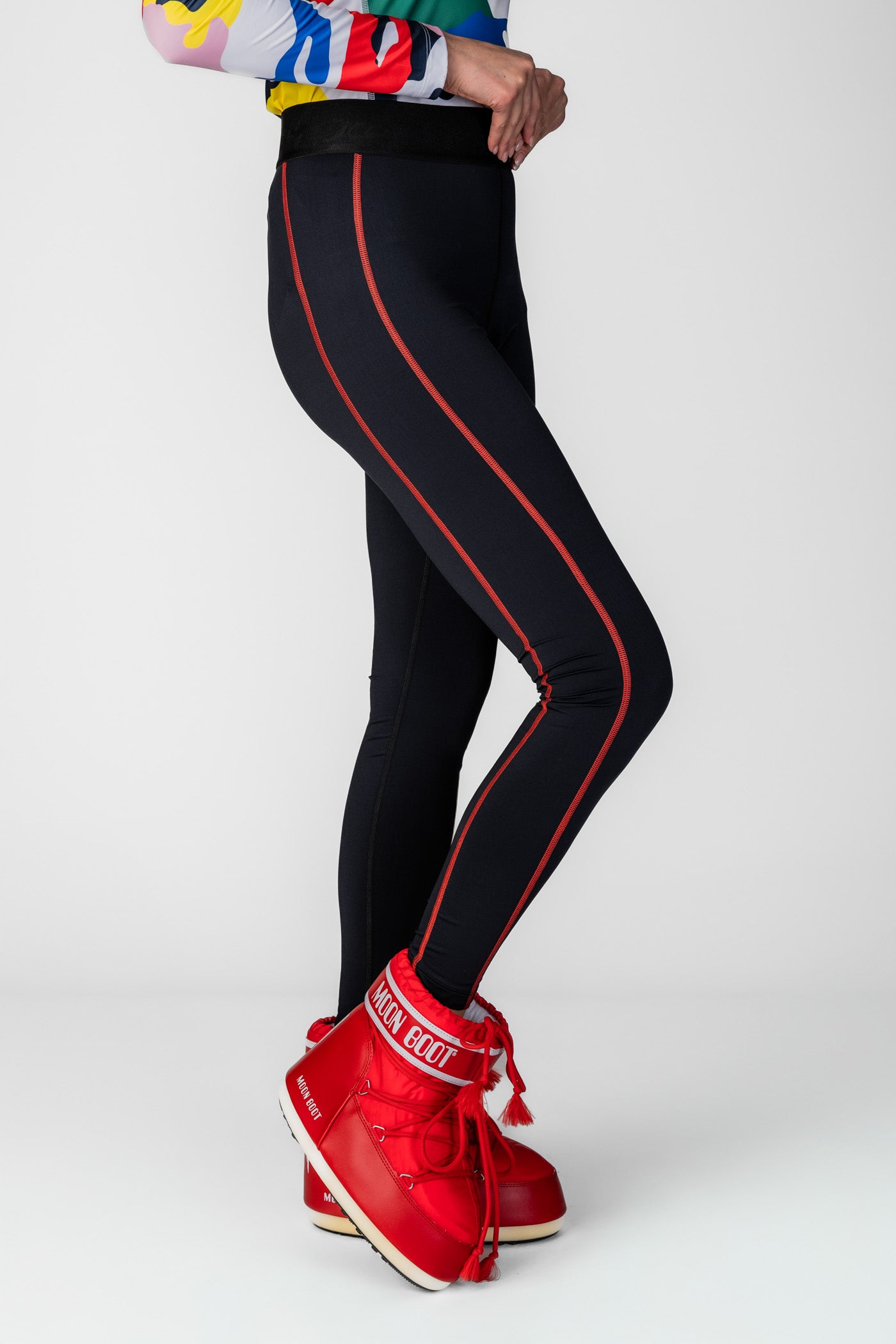 Black JCC booster tights