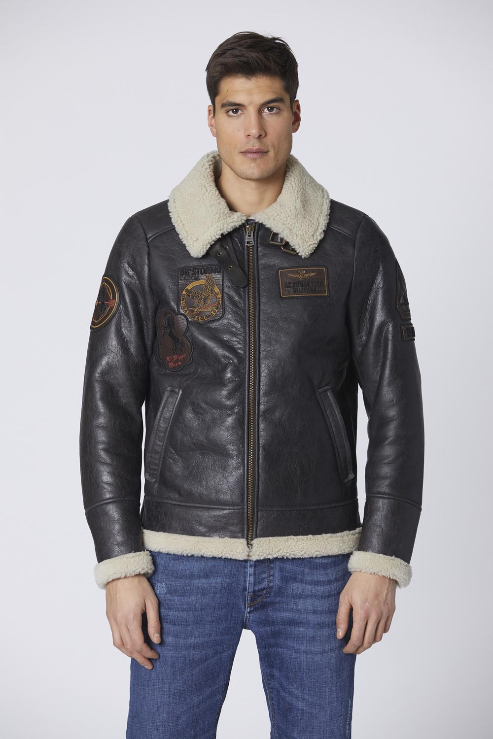 Men's leather jacket