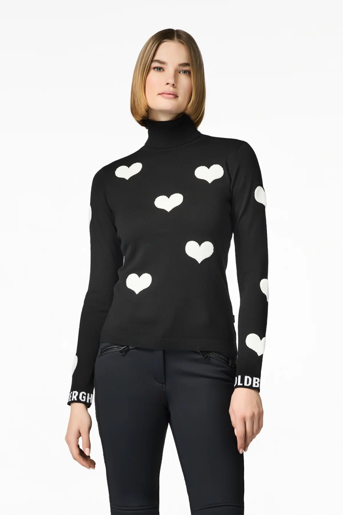 Sweter damski BACIO w serca