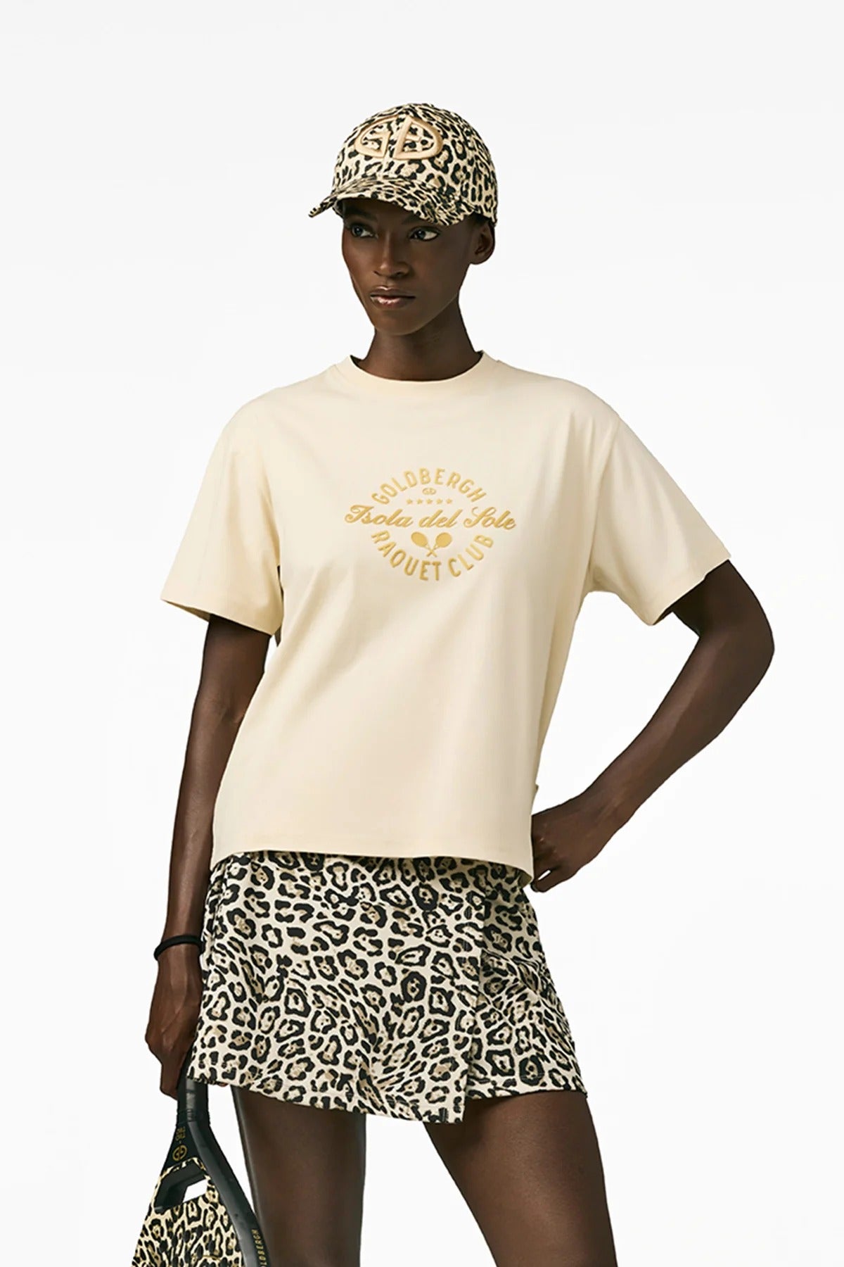 Szampański T-shirt AURELIA short sleeve top