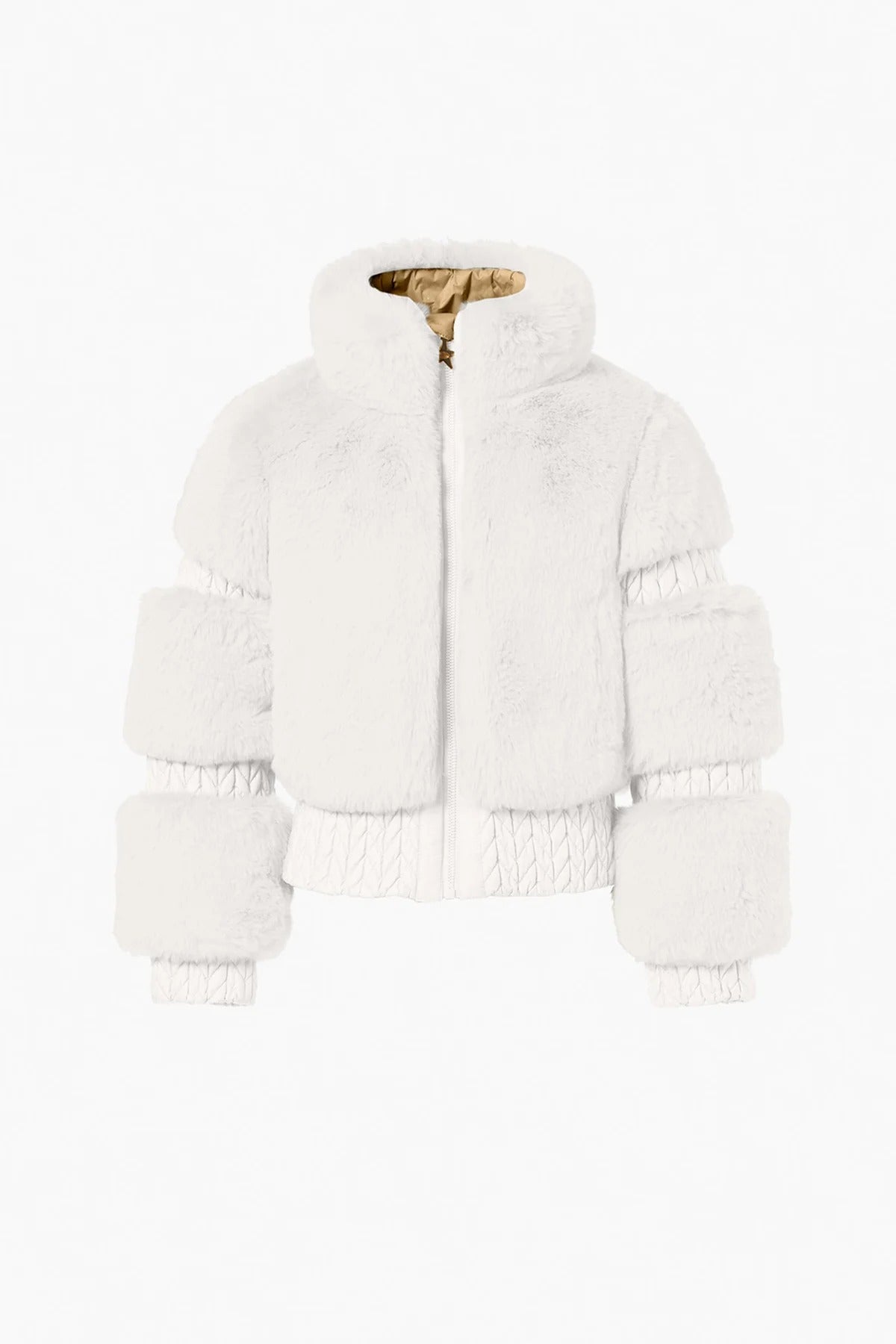Biała kurtka FURRY ski jacket