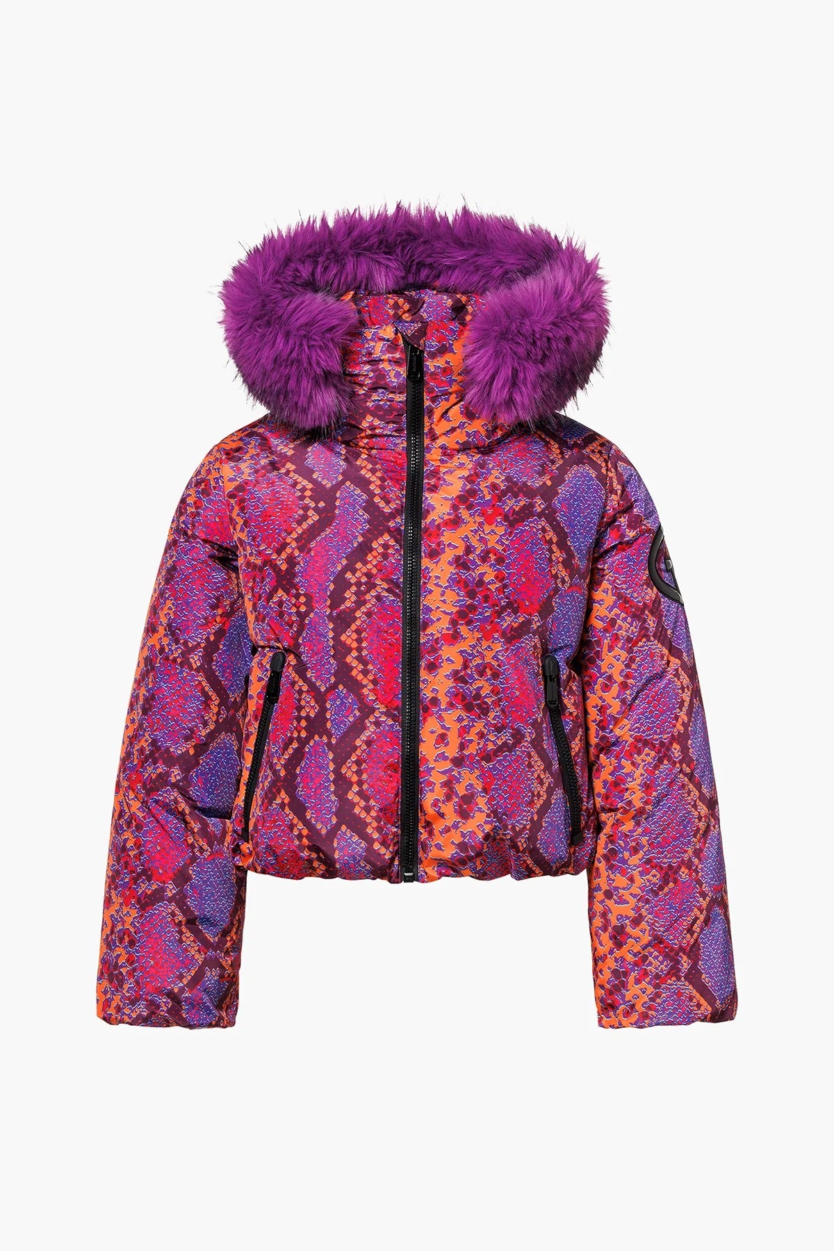 Kurtka narciarska z futrem LUCINDA ski jacket FAUX BORDER
