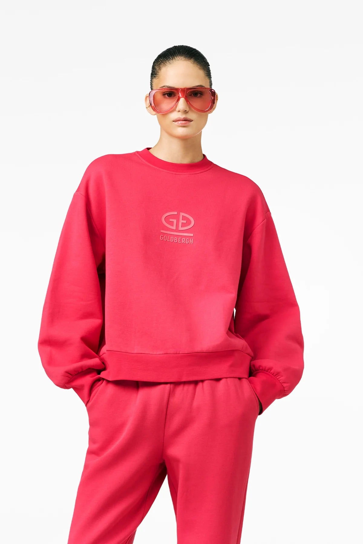 Różowa bluza RELAX sweater