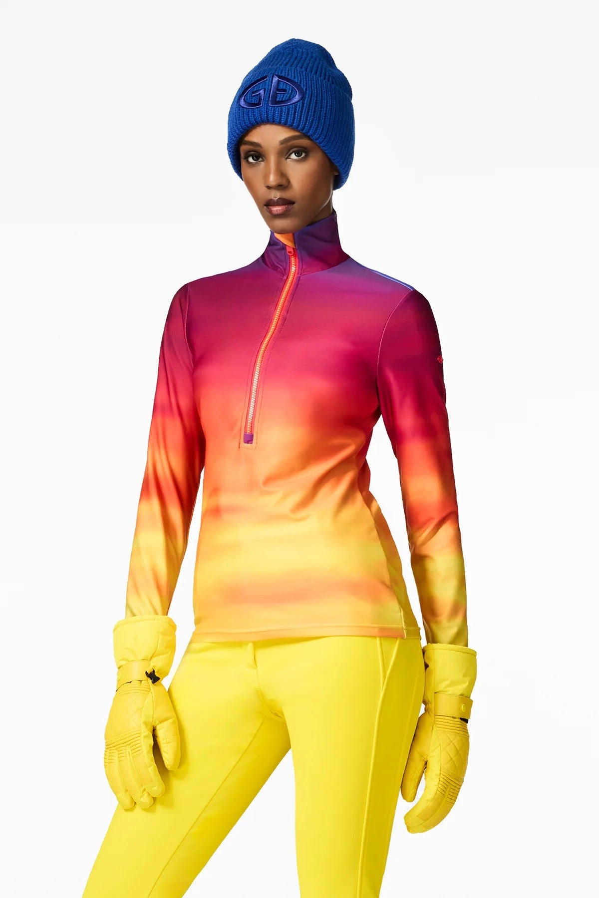 Golf narciarski SERENO sunset print
