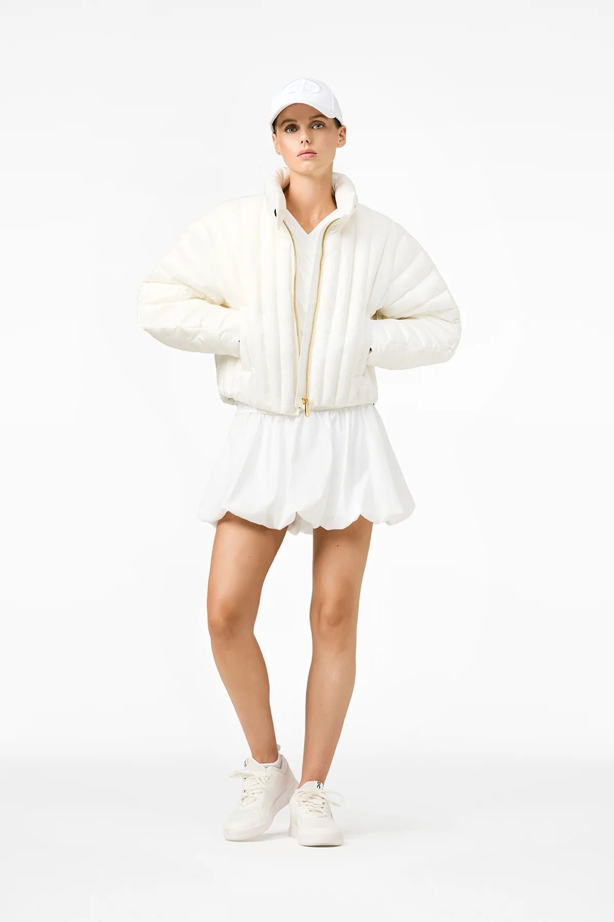 Biała kurtka puchowa AZZURRA jacket