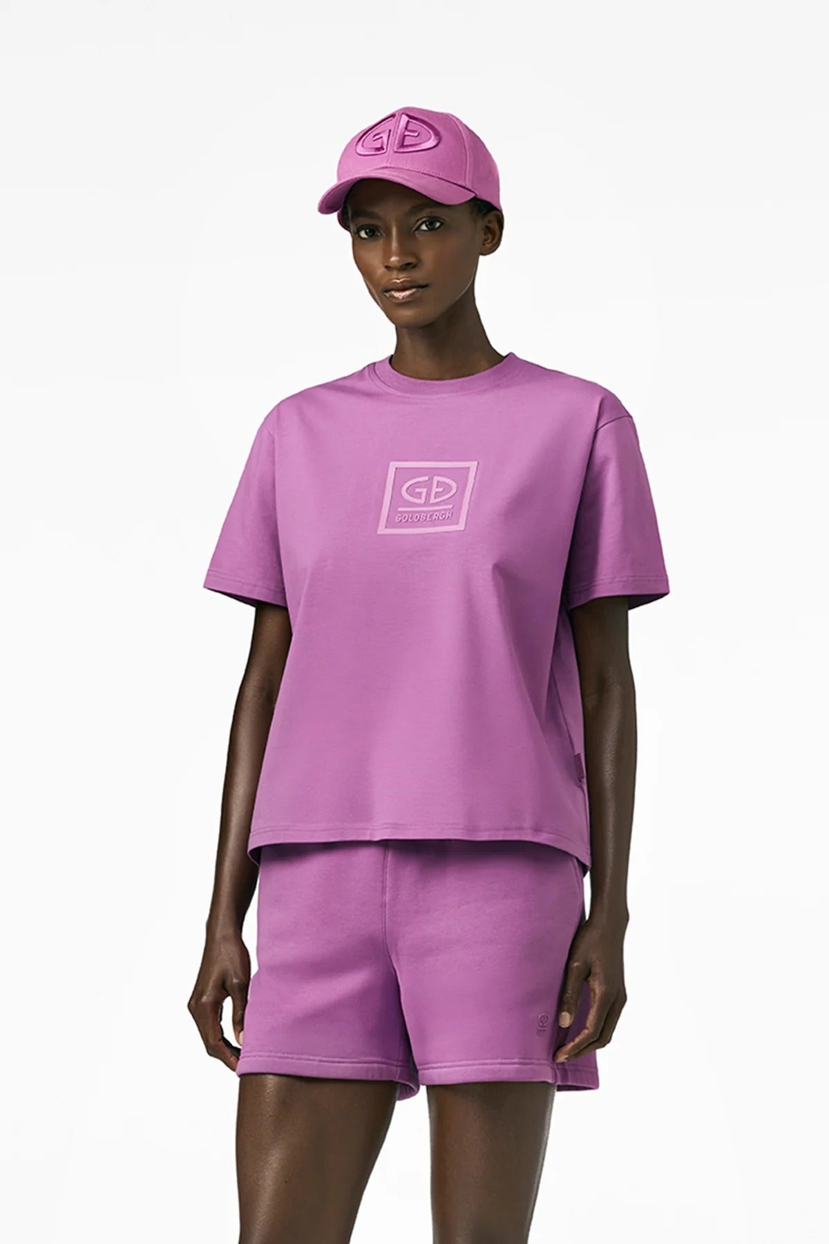 Fioletowa czapka z daszkiem VALENCIA baseball cap