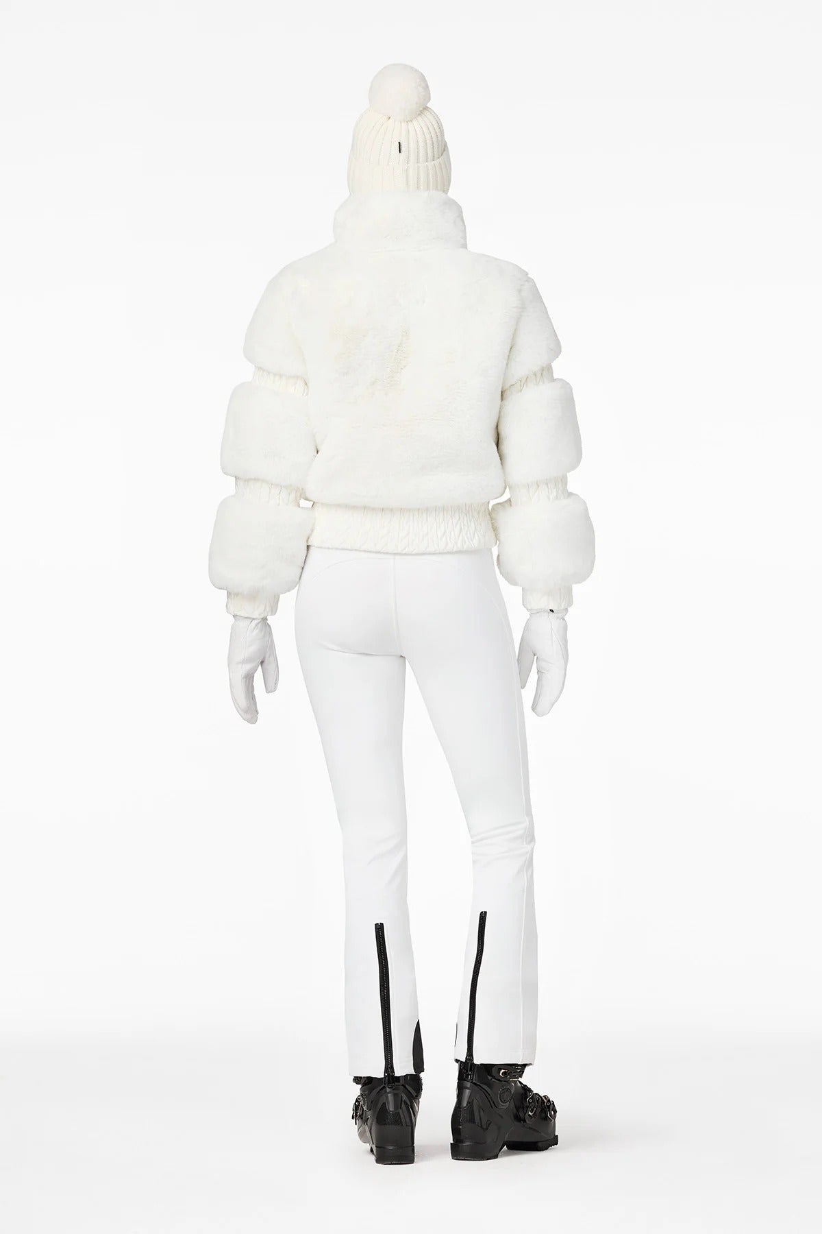 Biała kurtka FURRY ski jacket