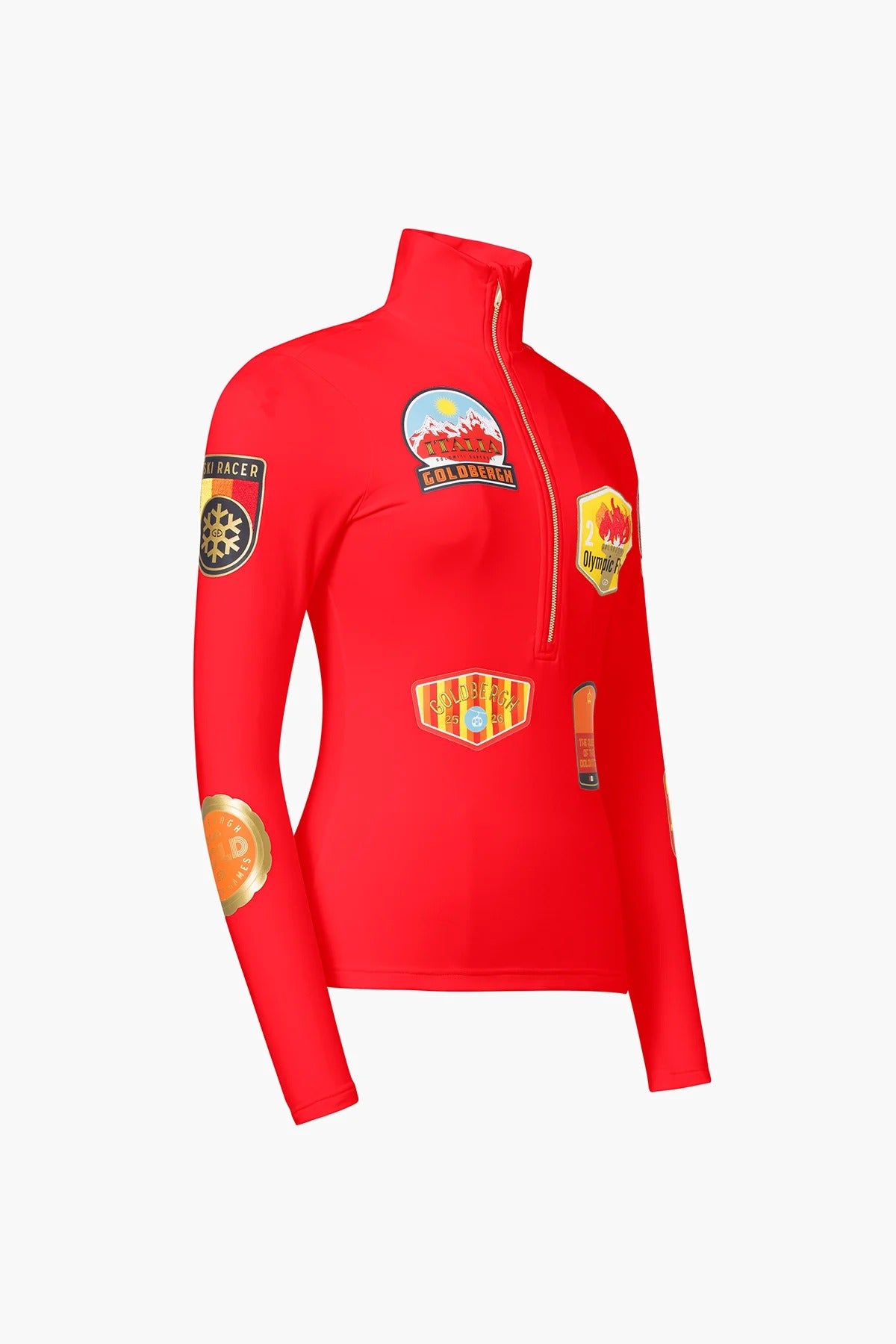 Bluza damska z naszywkami ROMA czerwona