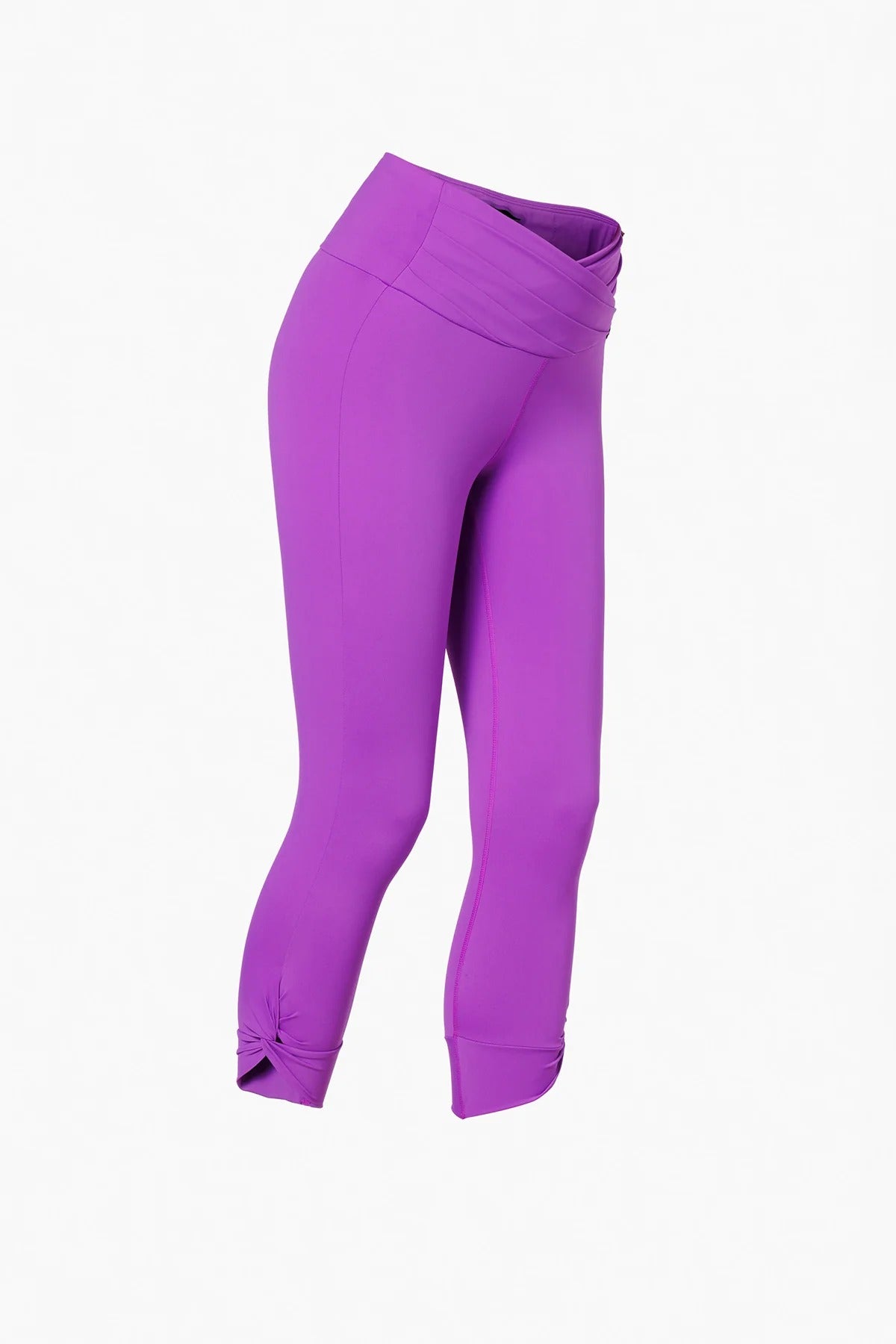 Fioletowe leginsy COASIS capri tight