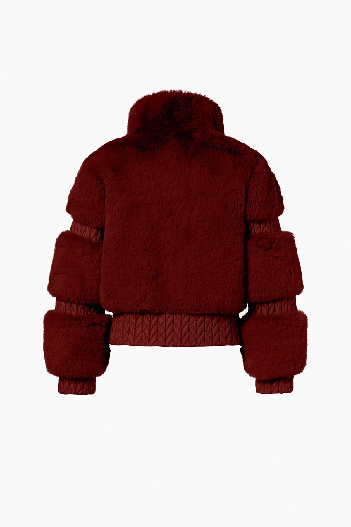 Bordowa kurtka FURRY ski jacket