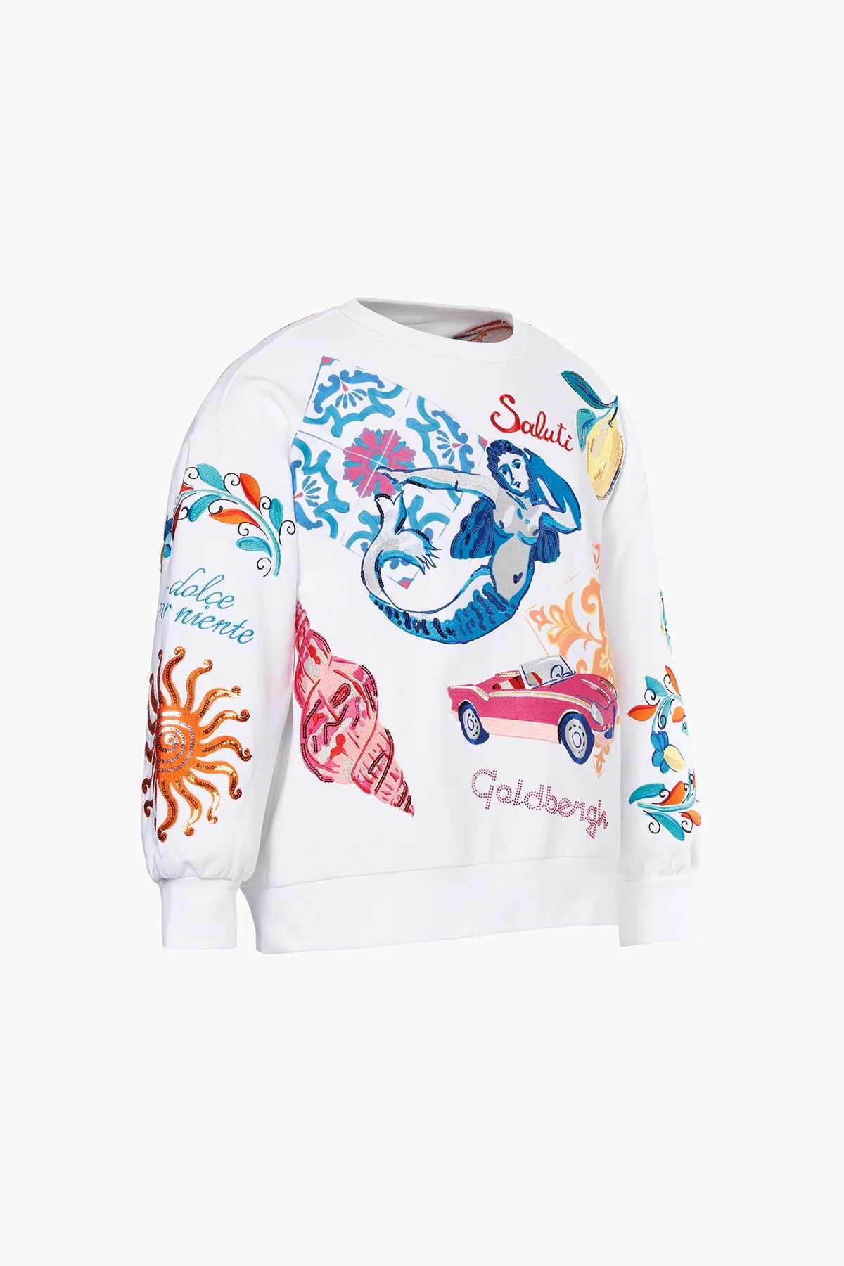 Biała bluza SERAPHINA sweater