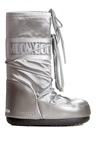ŚNIEGOWCE Moon Boot ICON GLANCE SILVER