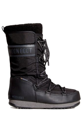 MOON BOOT MONACO WOOL WP BLACK