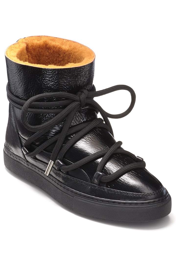 Załaduj zdjęcie do przeglądarki galerii, Buty Sneaker Inuikii Patent Black Yellow