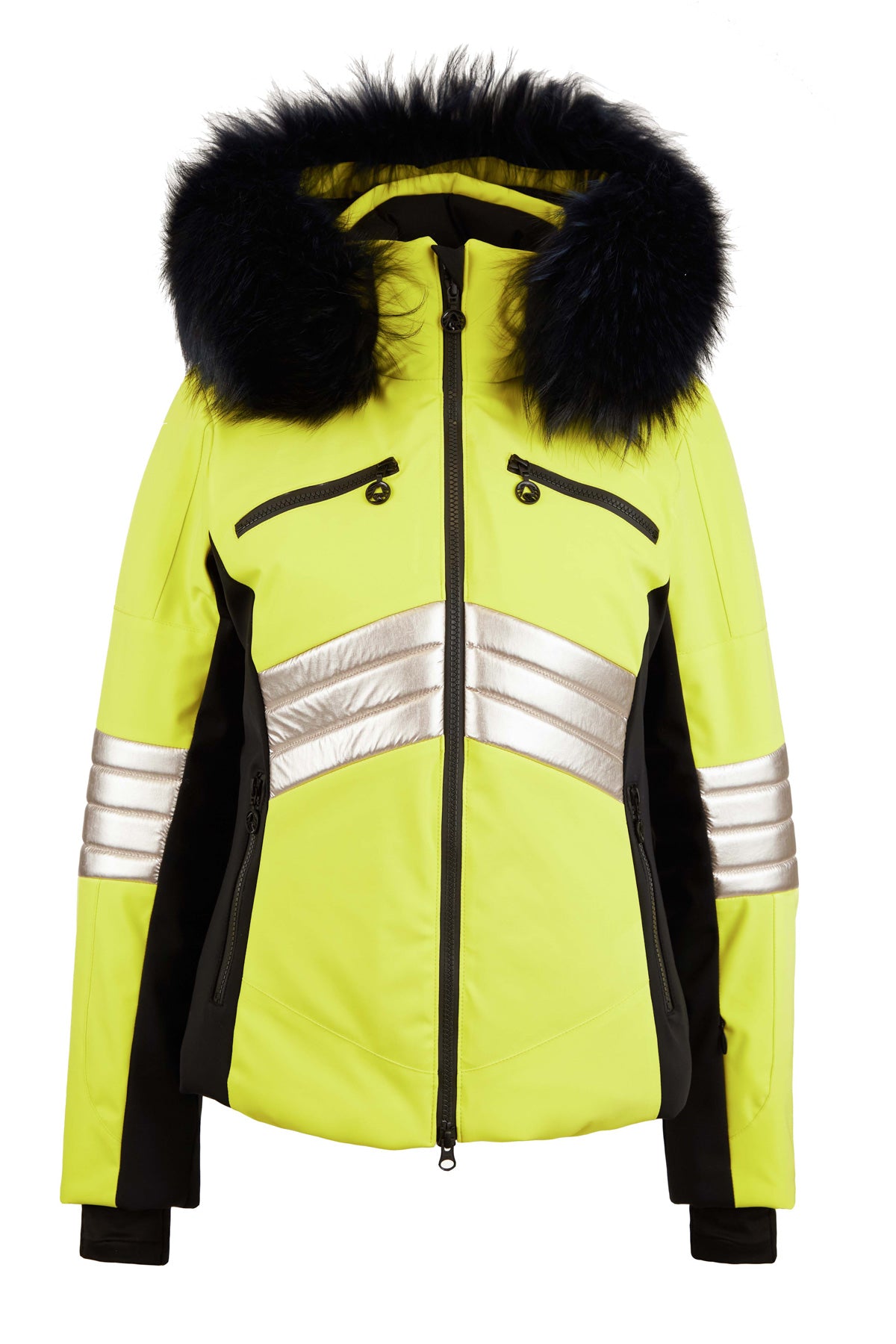 Kurtka Narciarska Damska Z Futrem Yokimona 63 m.Kap+P
