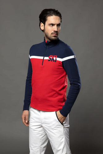 Bluza Męska Half Zip Justin Man T-Neck