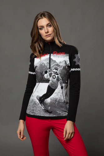 Golf Damski Half Zip Janice Lady Sweater