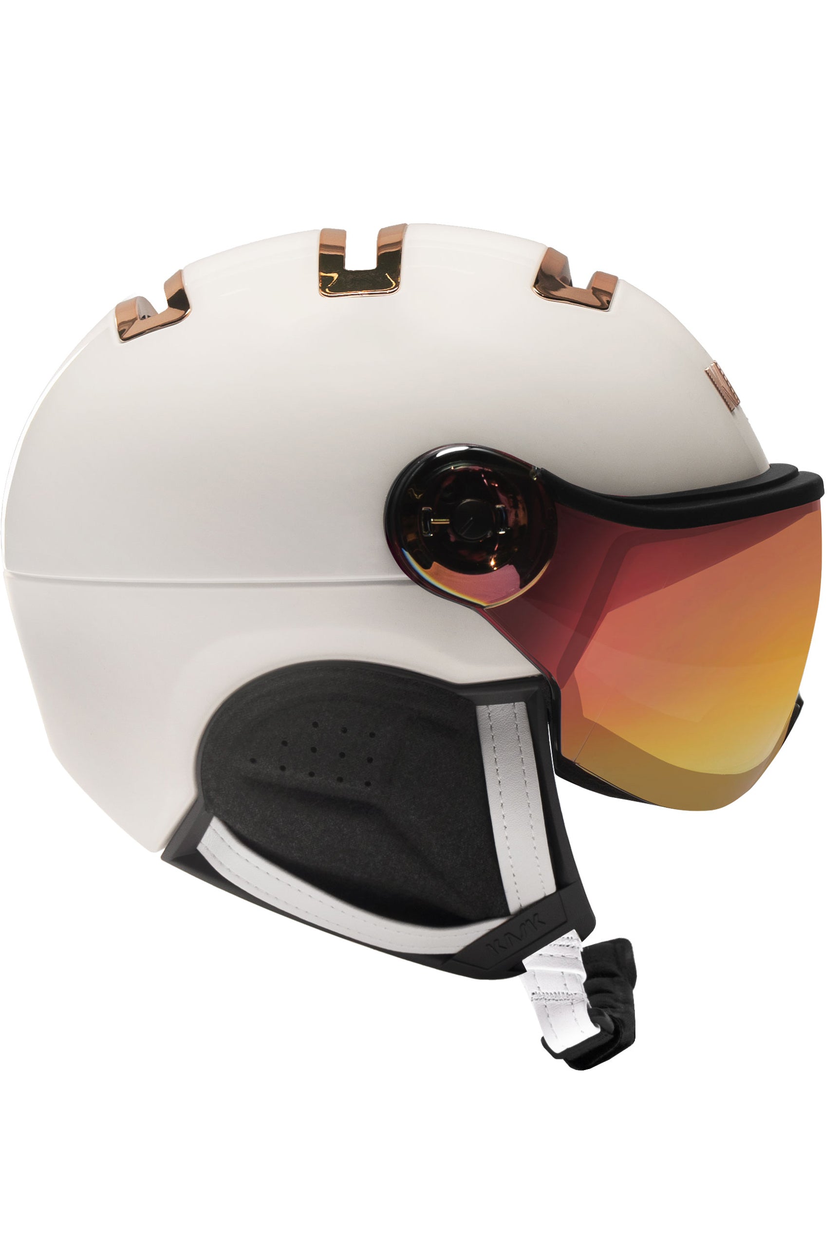 Kask Narciarski Piuma R Chrome Visor White Gold