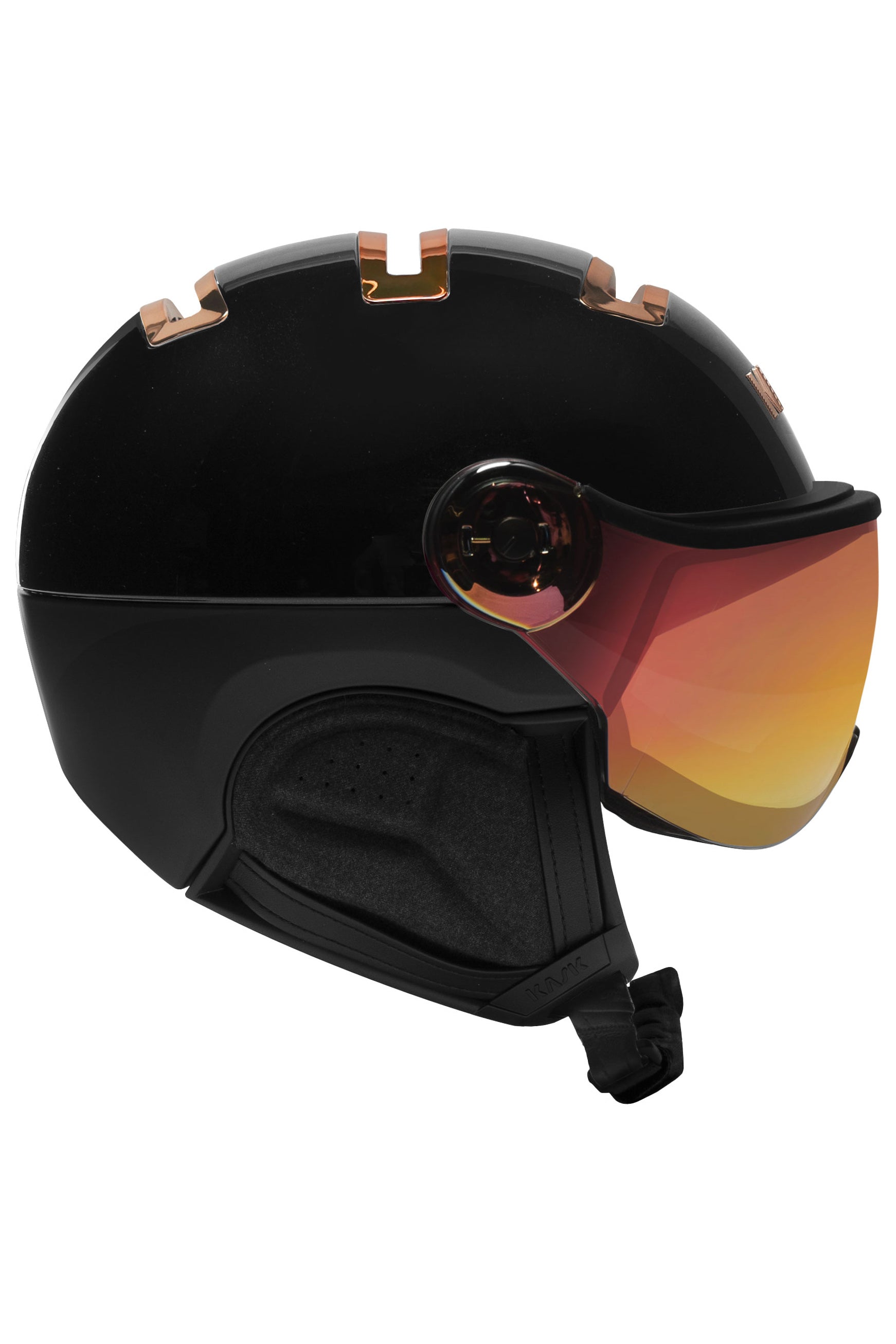 Kask Narciarski Piuma R Chrome Visor Black Gold