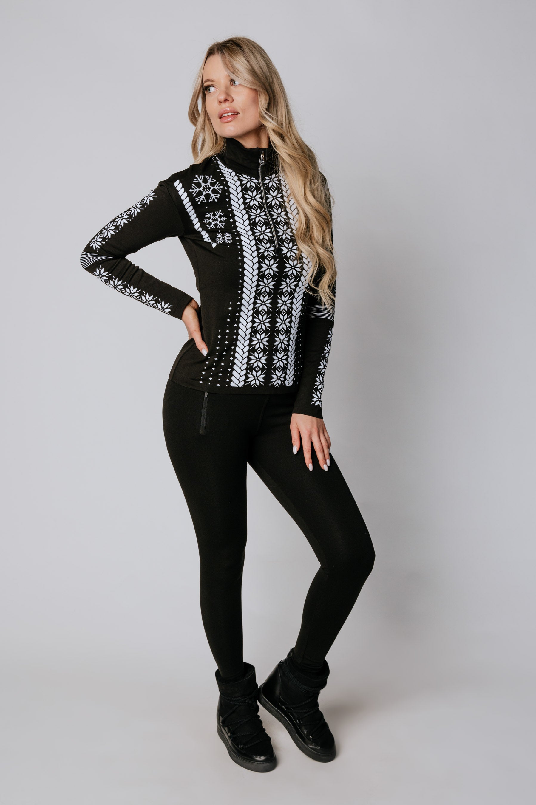 Bluza Damska Half Zip Amanda Lady T-Neck