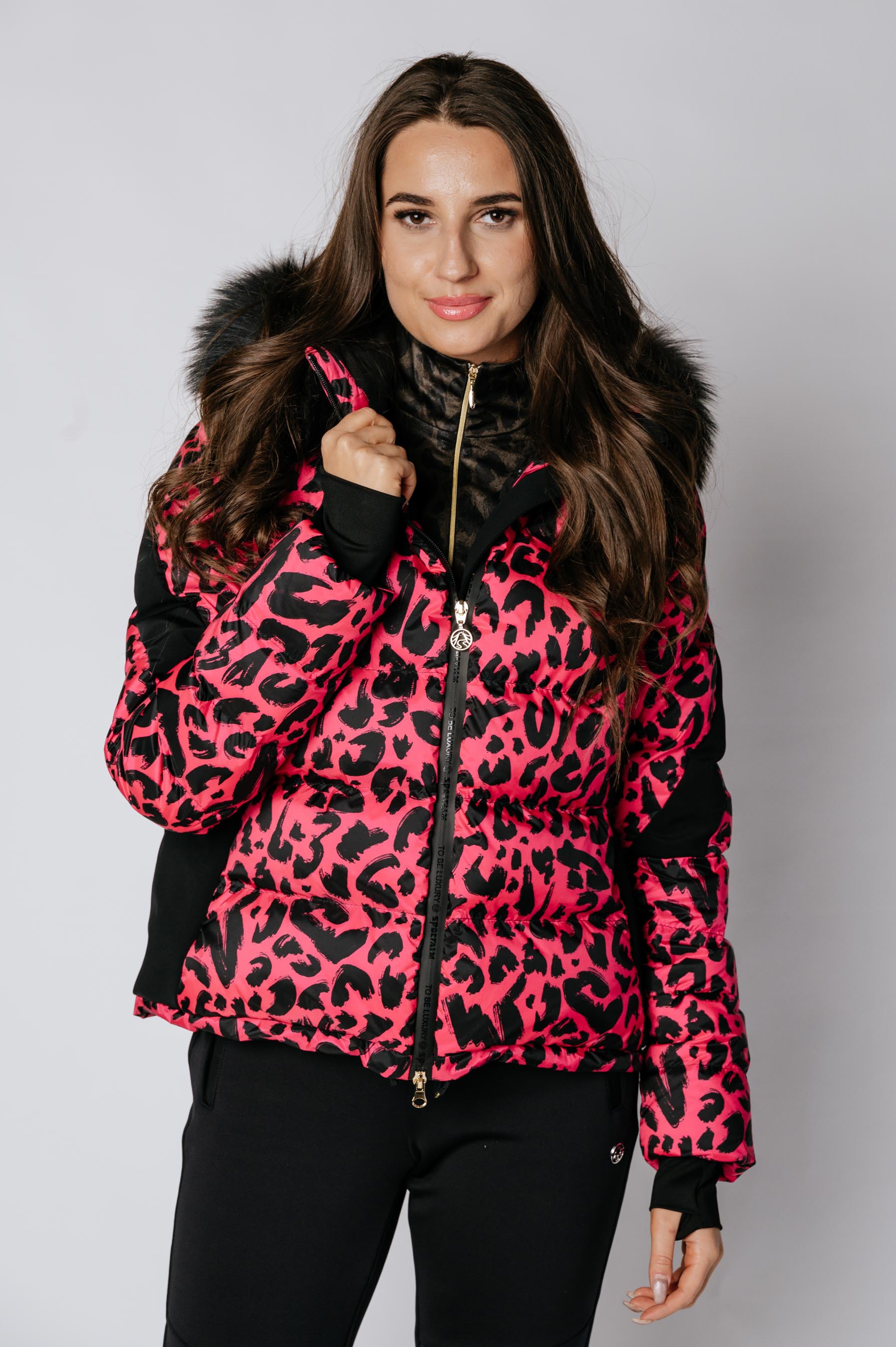 Women's Ski Jacket With Fur Decide Leo m.Kap+P