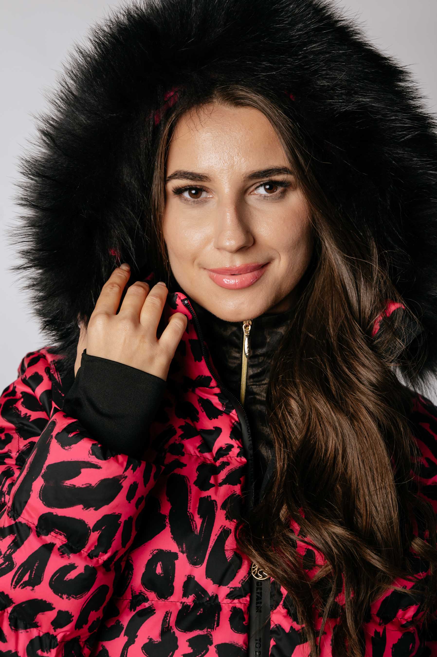 Women's Ski Jacket With Fur Decide Leo m.Kap+P