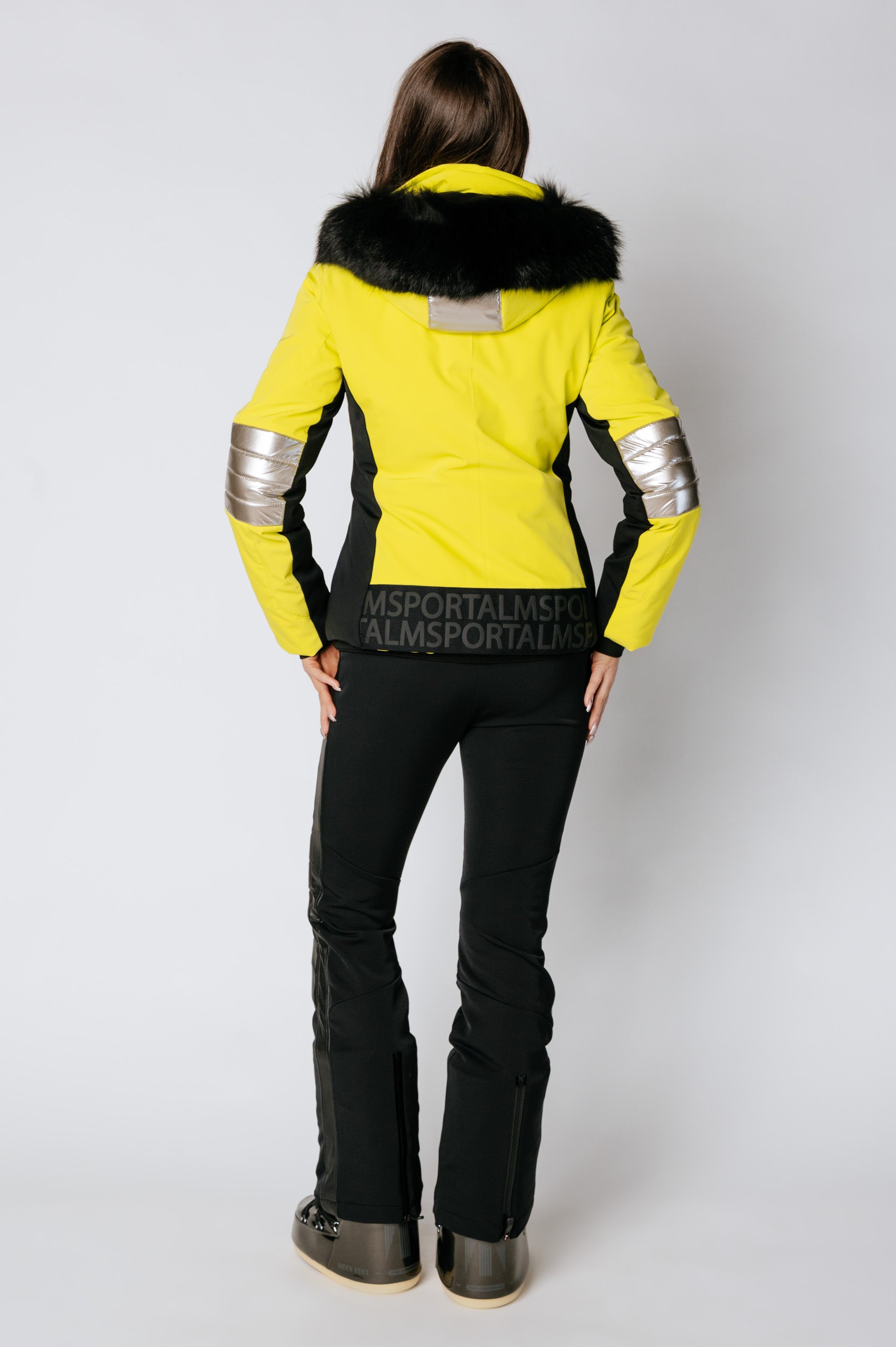 Kurtka Narciarska Damska Z Futrem Yokimona 63 m.Kap+P