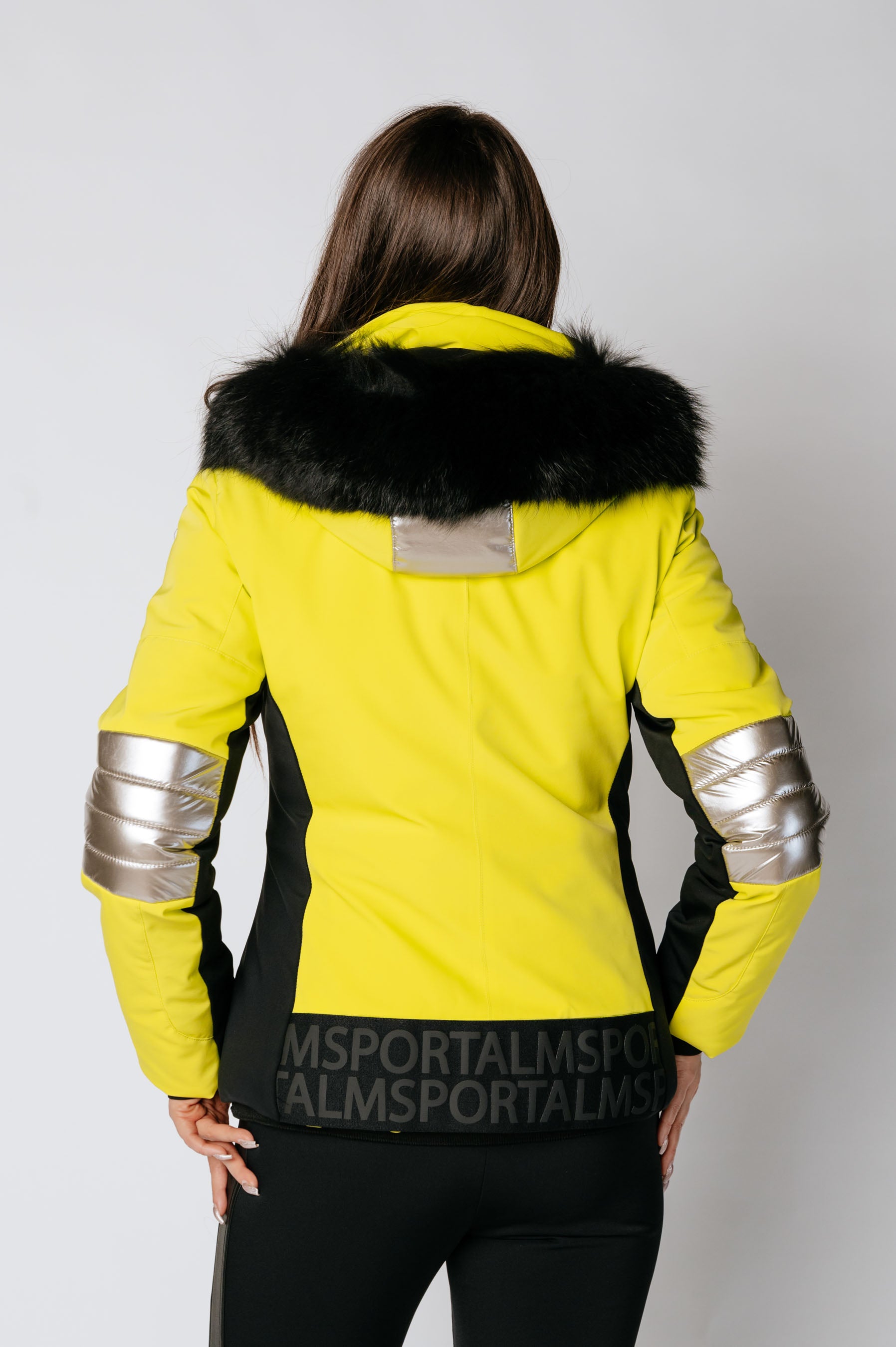 Kurtka Narciarska Damska Z Futrem Yokimona 63 m.Kap+P