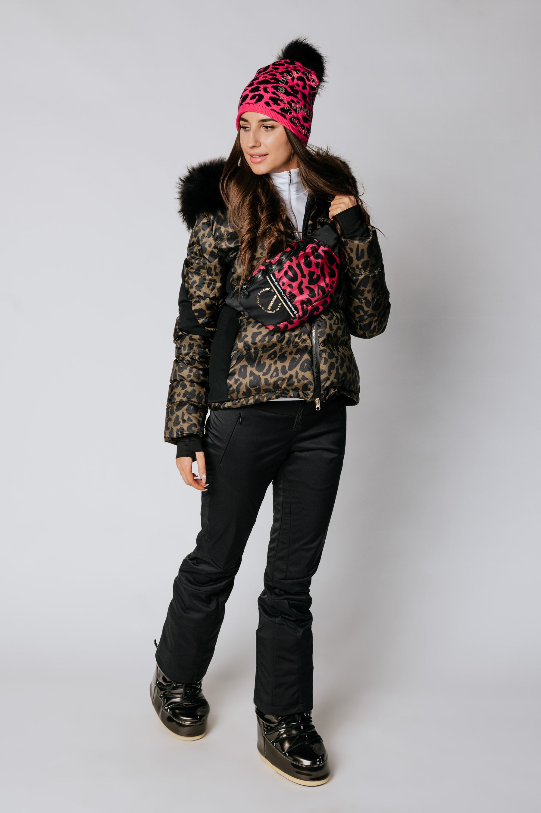 Women's Ski Jacket With Fur Decide Leo m.Kap+P