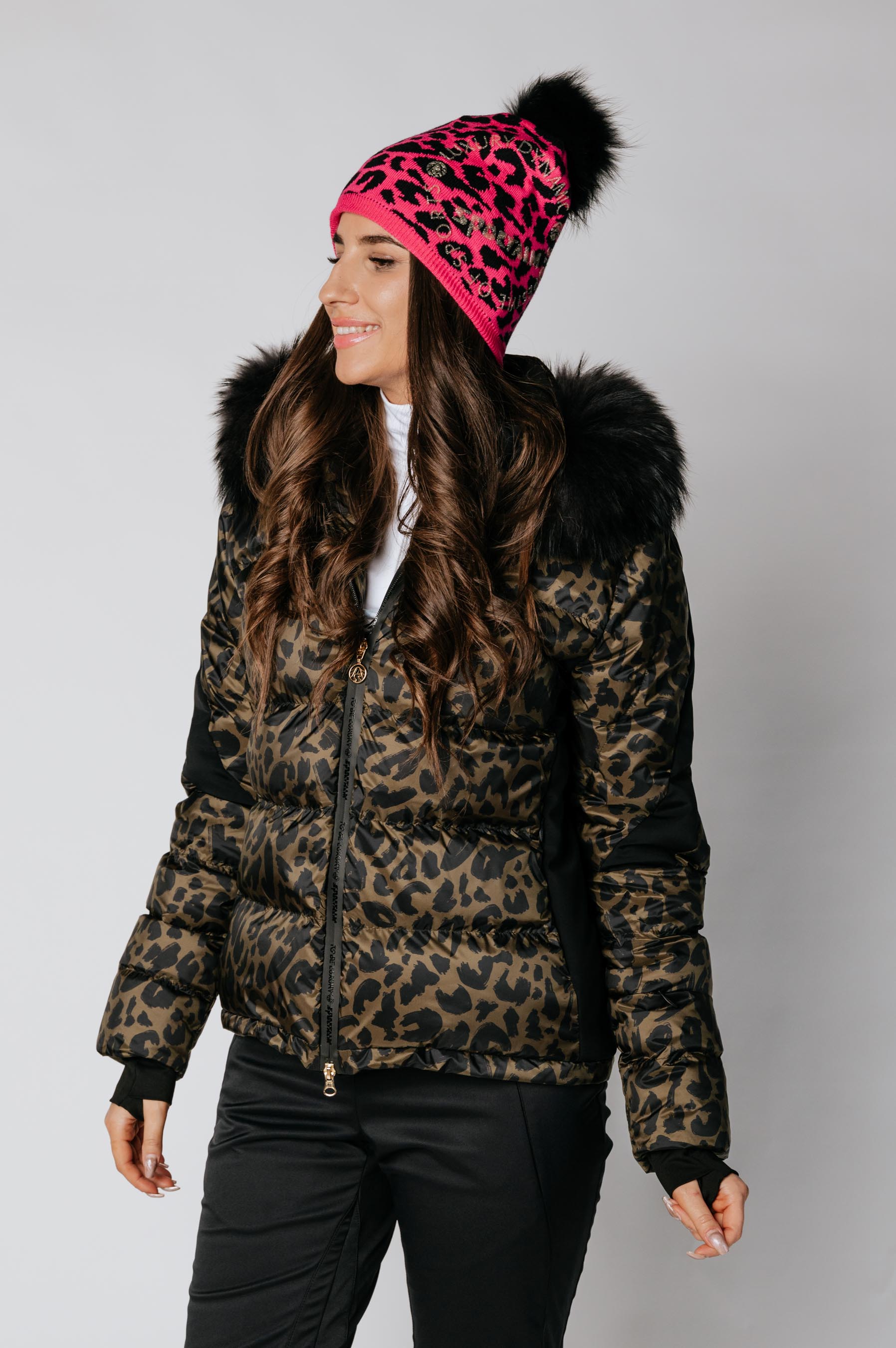 Kurtka Narciarska Damska Z Futrem Decide Leo m.Kap+P