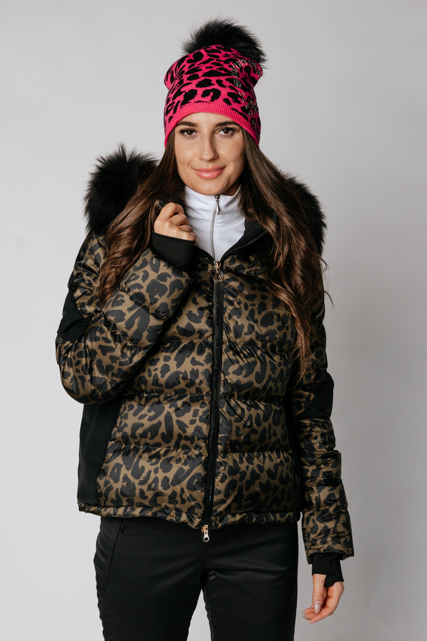 Women's Ski Jacket With Fur Decide Leo m.Kap+P